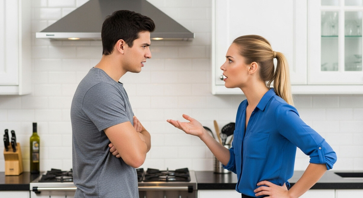 Муж 8 и жена 2 тип выясняют отношения