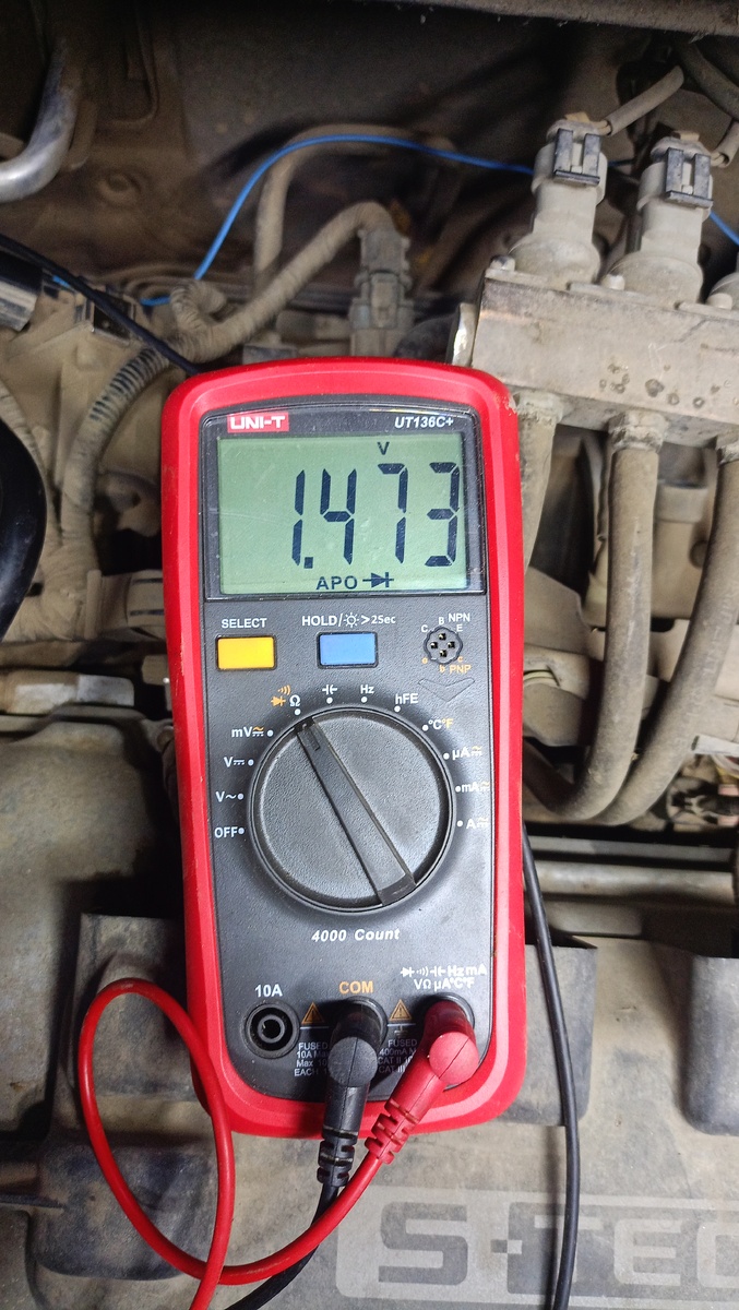 Это показания передних