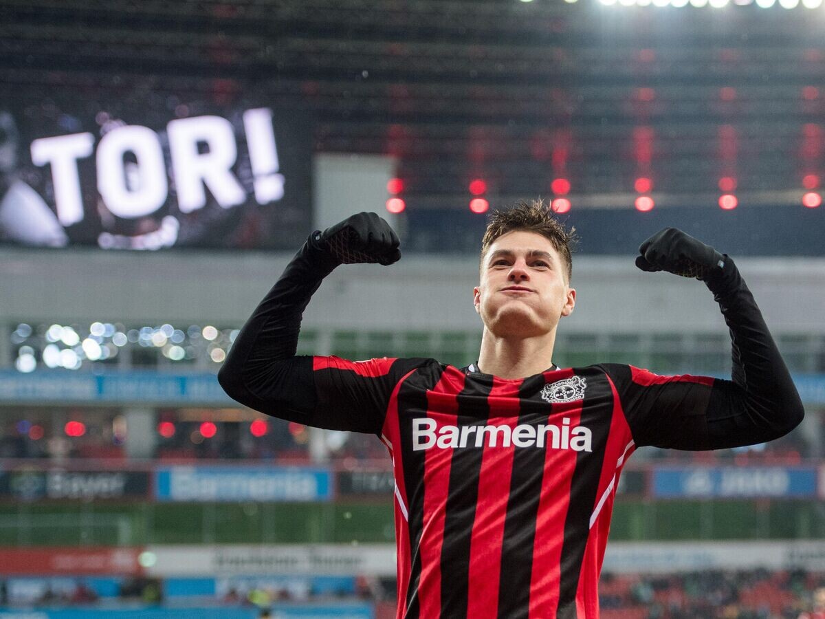    Нападающий "Байера" Патрик Шик | © официальный твиттер клуба "Байер"