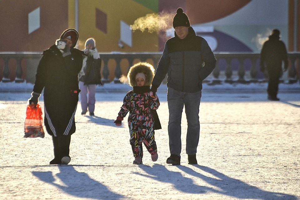    В ночь на четверг, 25 декабря, Гидрометцентр прогнозирует до -16 градусов ночью и -4…-9 градусов днем Михаил ФРОЛОВ