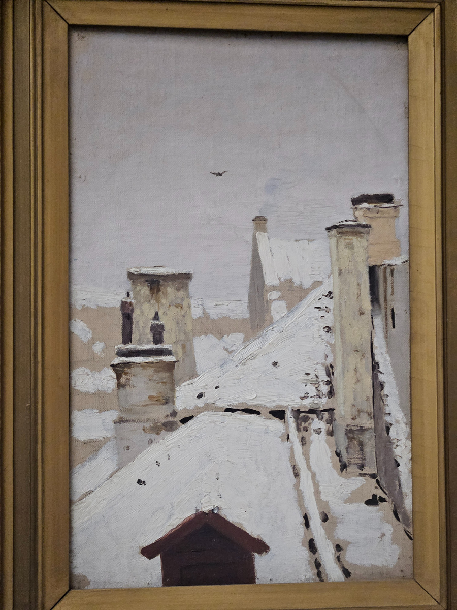 Крыши. Зима.