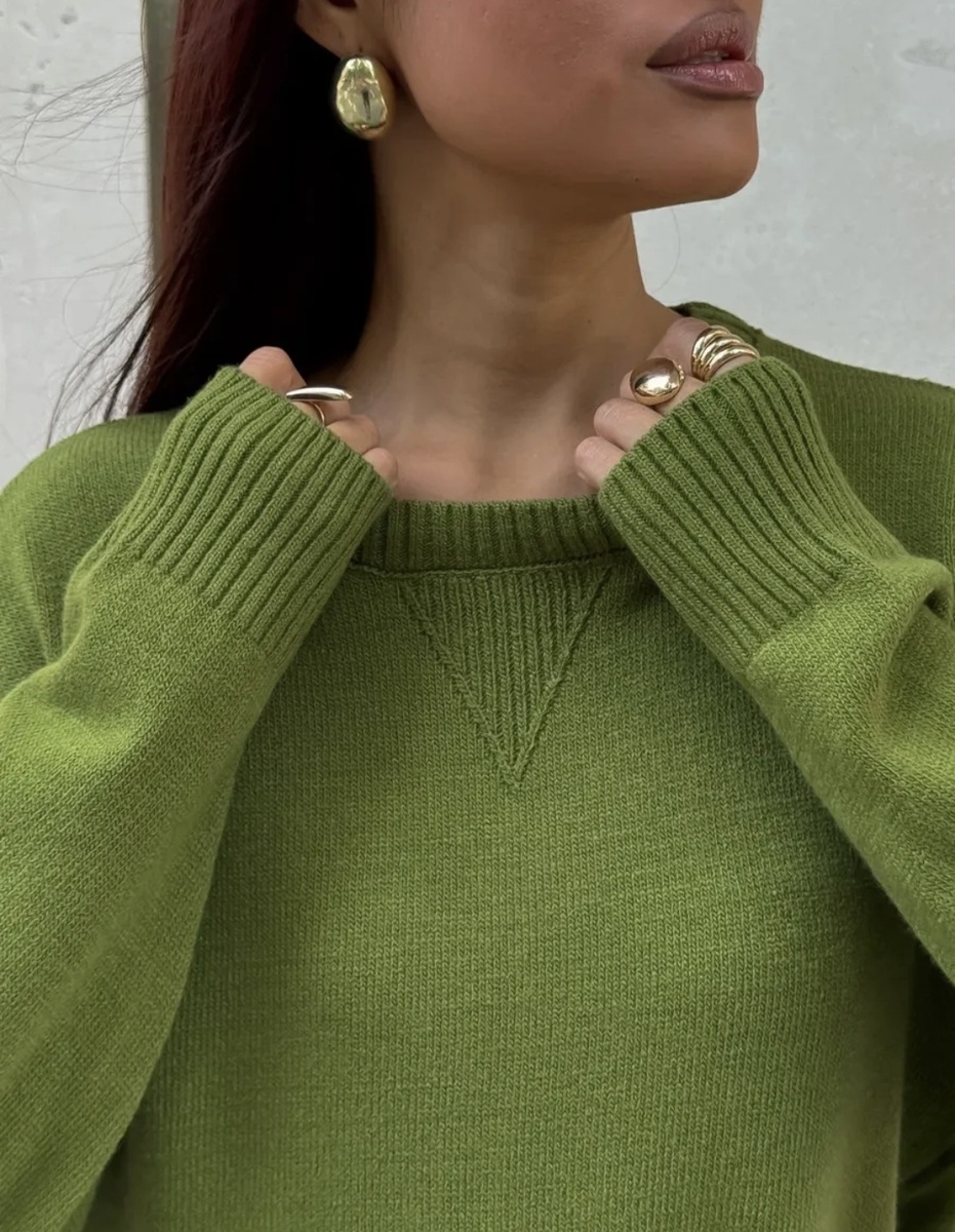 Джемпер вязаный теплый оверсайз свитер Buy & Style https://www.wildberries.ru