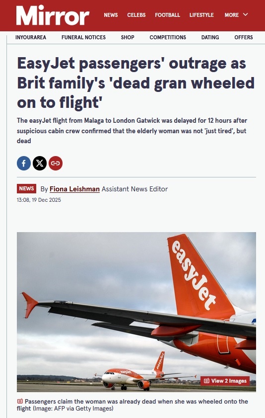    Фото: скриншот статьи The Mirror