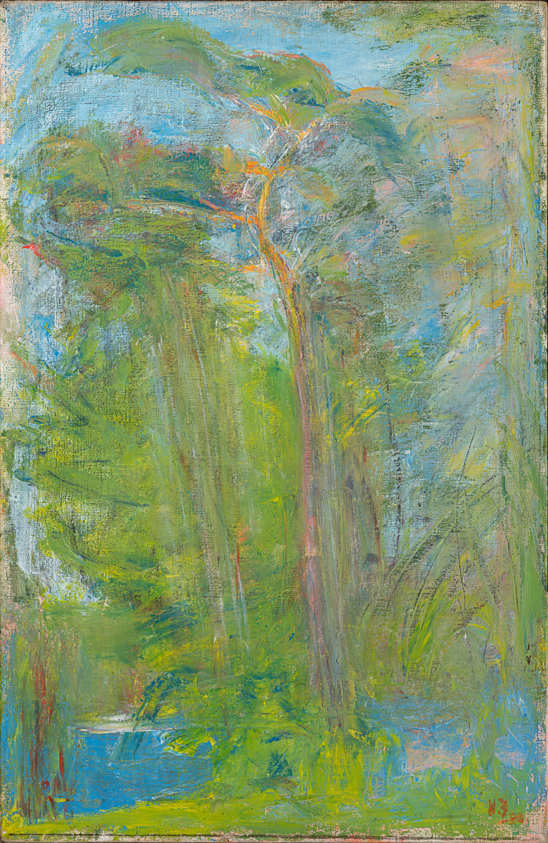 И. Н. Зисман. Сосна. 1980-е. 61х94. Холст,масло.