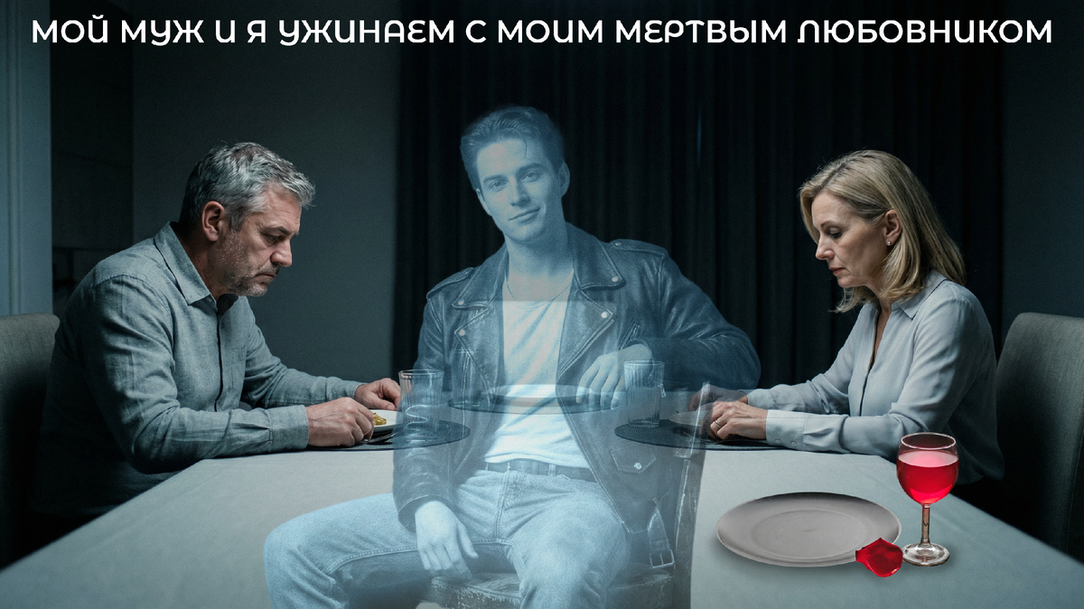 Мой муж и я каждый вечер ужинаем с моим мертвым любовником