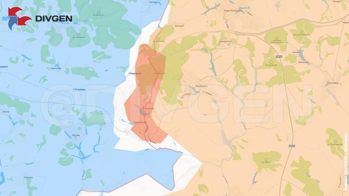 Карта СВО на 21 декабря 2025 года. Армия России продвигается в сумском приграничье. Фото © Telegram / DIVGEN 🚩 Карта СВО