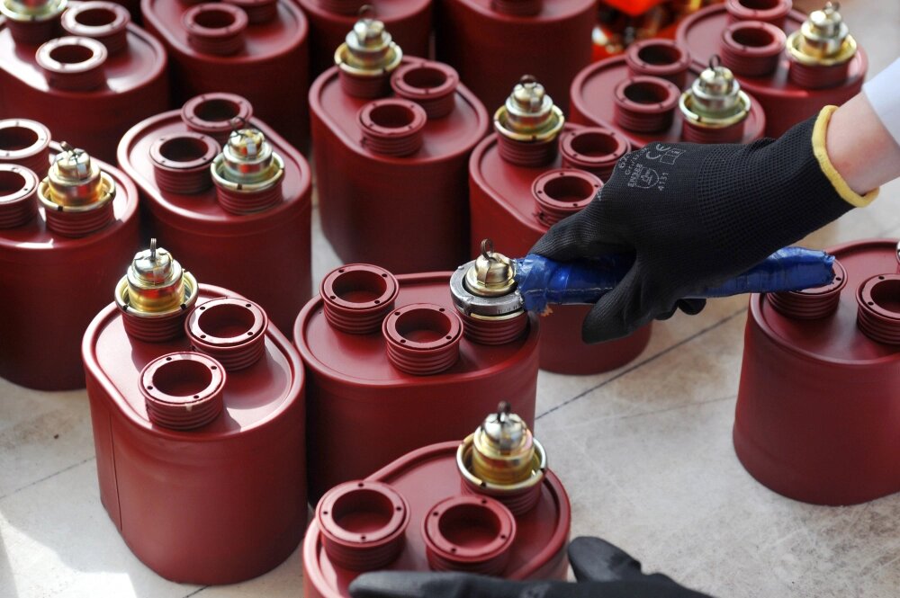    Регенеративные патроны. Фото: РИА Новости/ Алексей Сухоруков