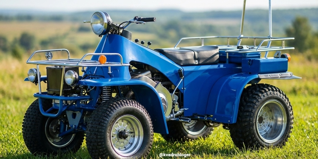 Советский квадроцикл ЗИМ-350: легендарный мини-трактор на базе Иж Юпитер