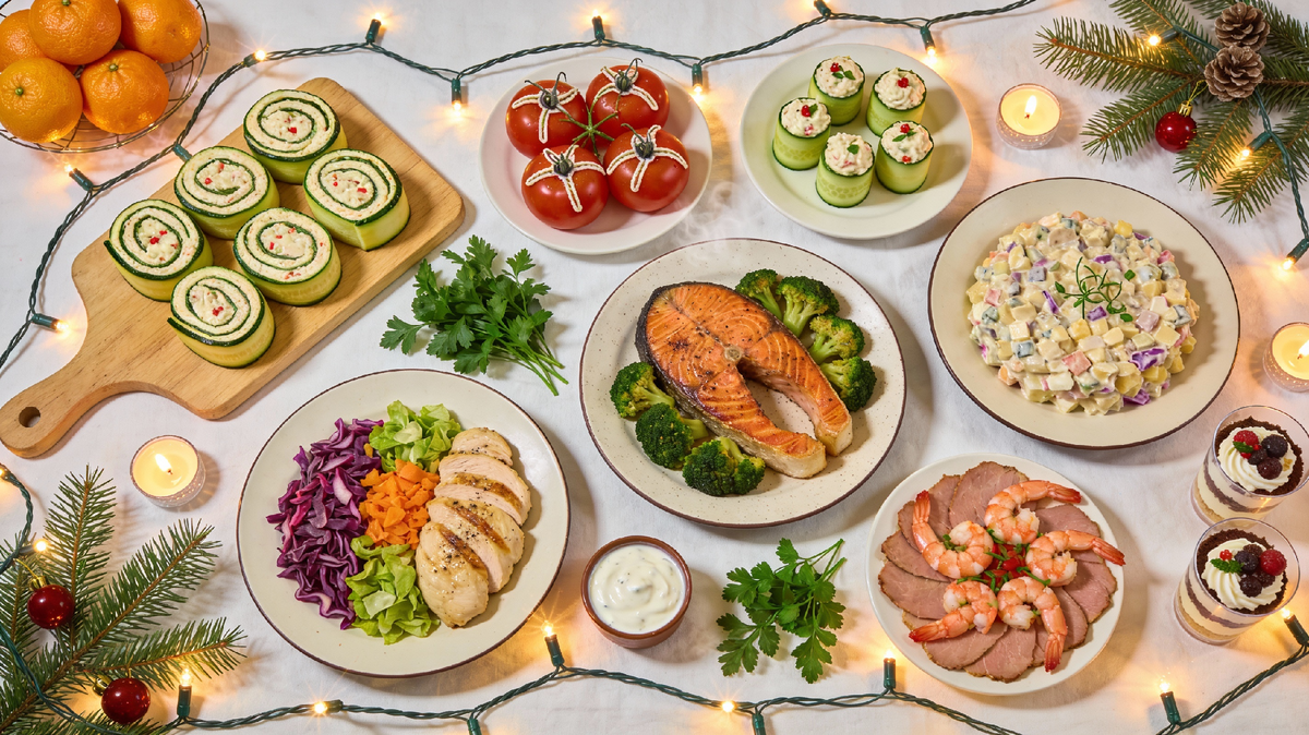 Праздничный стол без майонеза: вкусно и легко для фигуры