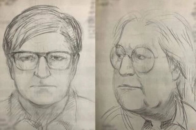 Фоторобот предполагаемого похитителя.