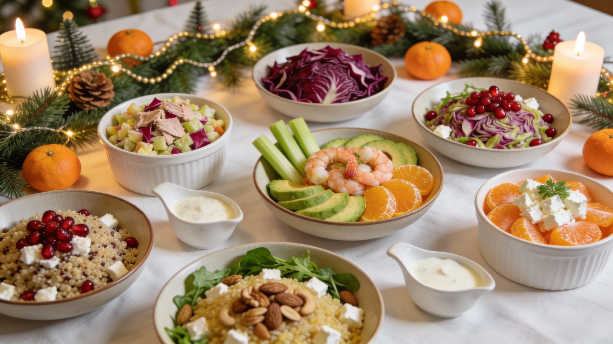 Салаты без майонеза на Новый год: мои рецепты, которые едят все
