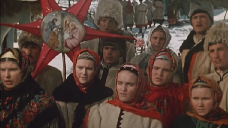    Кадр из х/ф «Вечера на хуторе близ Диканьки». реж.: Александр Роу, 1961 г.