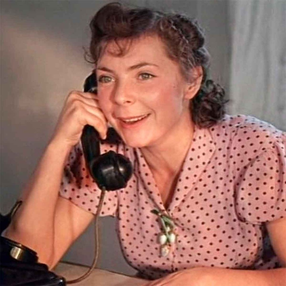    Ольга Аросева в фильме "Урок жизни" кадр из фильма