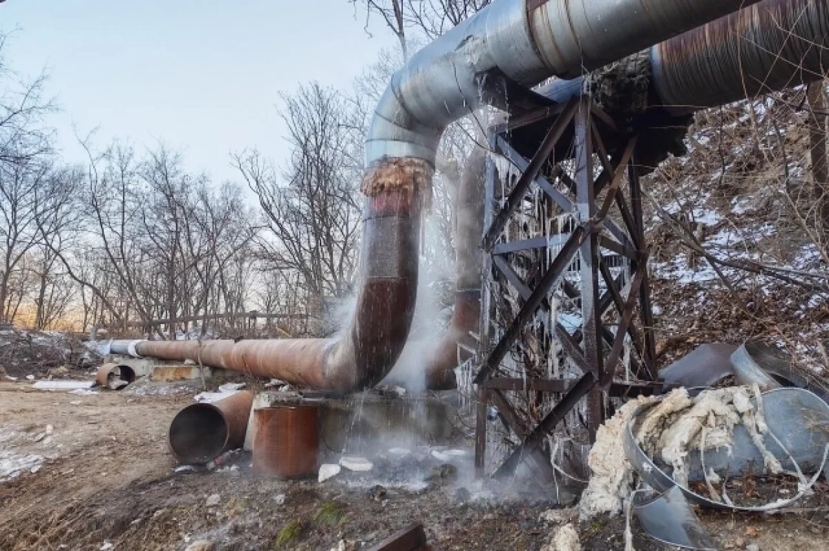    В Находке после ДТП без отопления второй день остаются тысячи человек