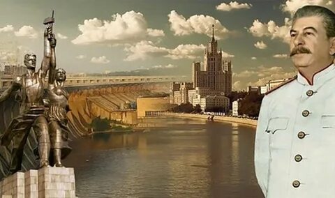 Картинка вызывает положительные эмоции, не как сейчас, когда вокруг много негатива. А мысли "программируют человеческую жизнь". Фильмы, быт, страна - люди видели и делали своё будущее и, даже, настоящее, именно тогда во времена правления И. В. Джугашвили