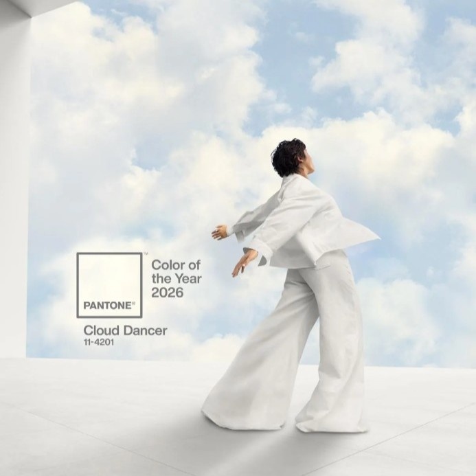 Цвет Pantone 2026 Cloud Dancer