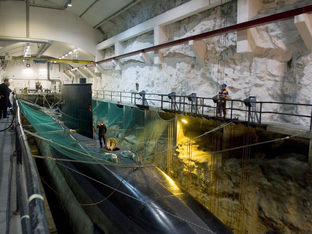    Подземная военно-морская база ВМС Норвегии Олавсверн | © AFP 2024 / Bjornbakk, Jan-Morten / NTB SCANPIX