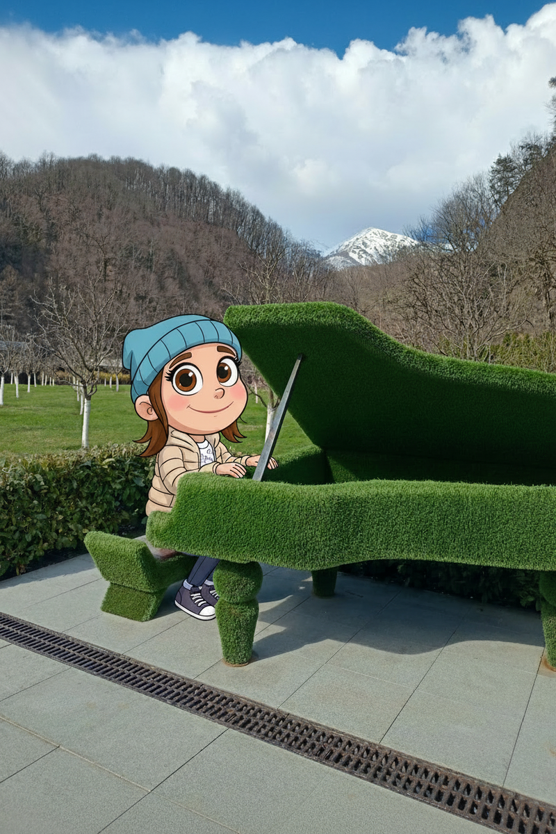 Научиться играть на рояле - моя давняя мечта 🎇😊 / Здесь и далее ИИ-генерации и фото - автора