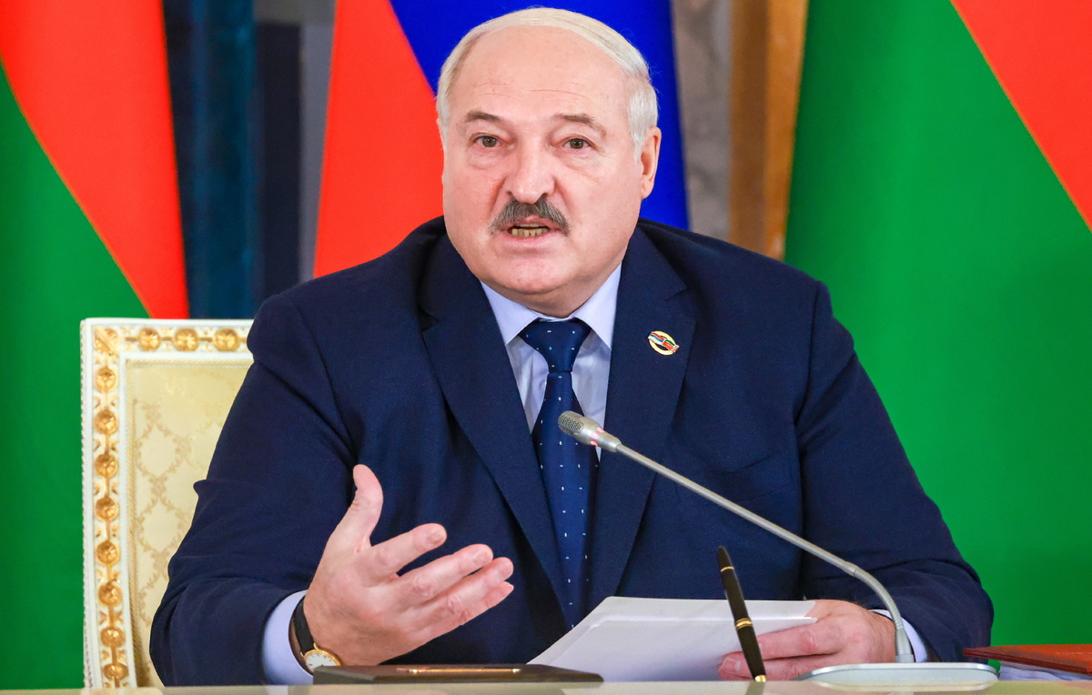    Президент Белоруссии Александр Лукашенко  Вячеслав Прокофьев/ТАСС