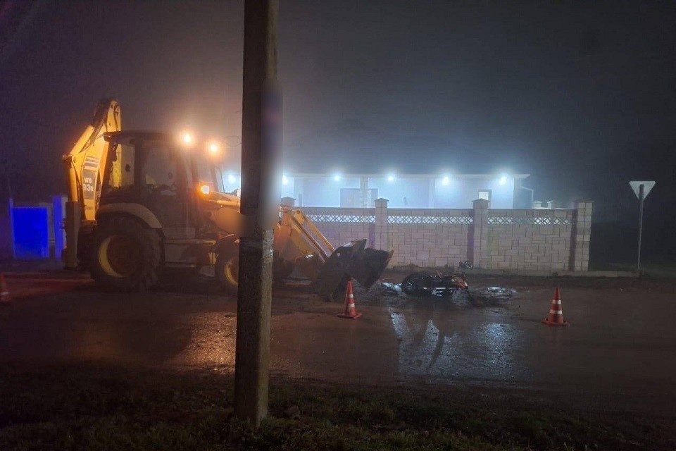    Авария произошла в селе Изюмовка. Фото: пресс-служба МВД по РК