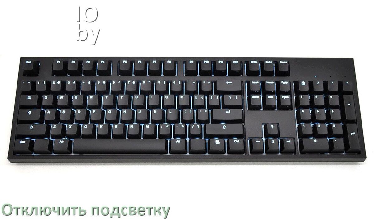 
Как на клавиатуре IO by Red Square отключить подсветку