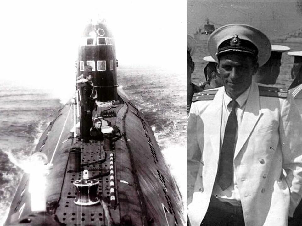 Подлодка Б-855 и Андрей Медведев. Фото из архива 