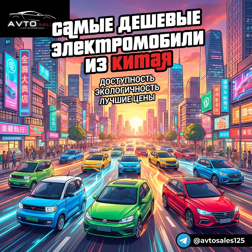    Самые дешевые электромобили из Китая: как выбрать и где заказать в 2025 году Авто Сейлс