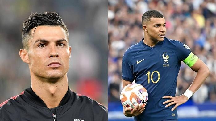 Криштиану Роналду и Килиан Мбаппе. Обложка © Shutterstock / FOTODOM / sbonsi / Victor Velter