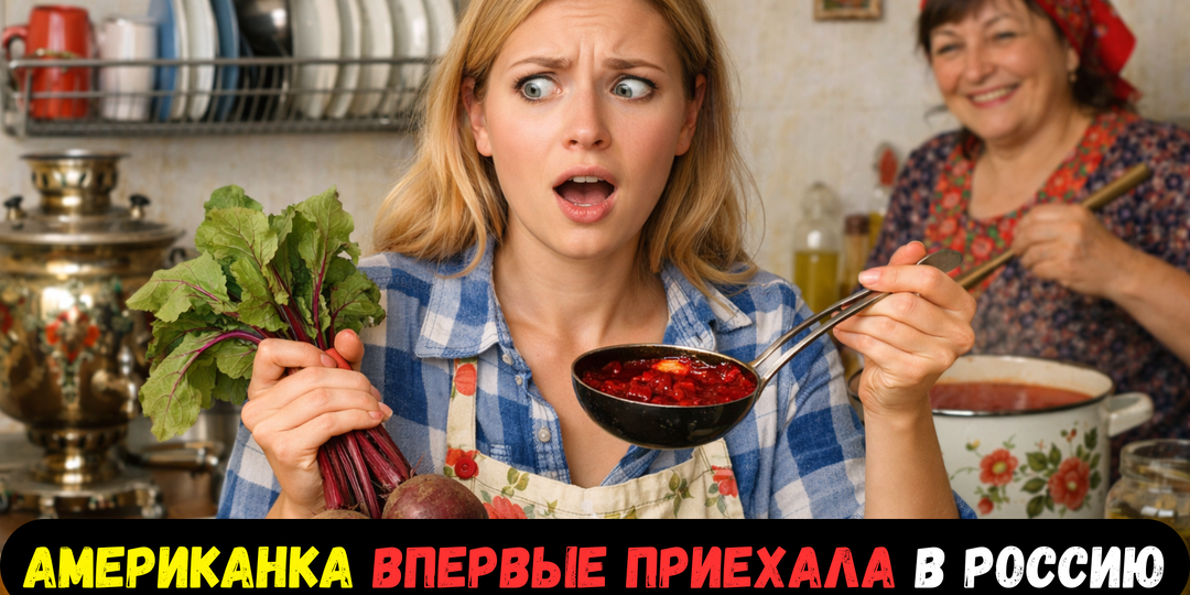 Американка считала свой быт вершиной удобства, пока русская свекровь не сказала: «Ну что, ставь кастрюлю, сейчас борщ сделаем»
