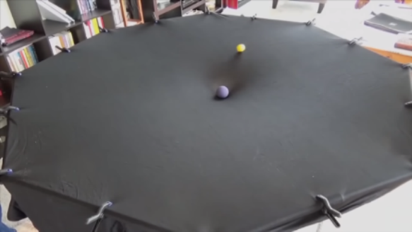 Визуализация природы гравитации 