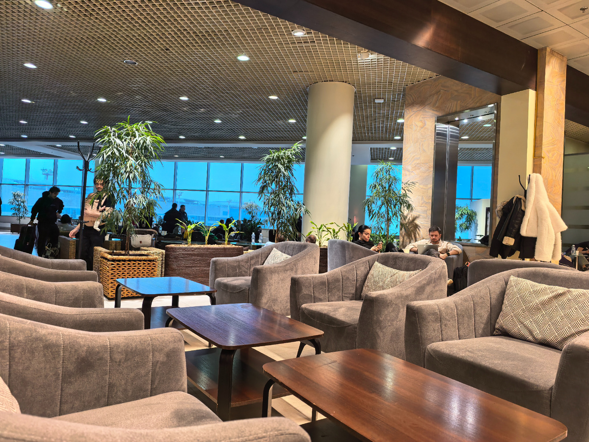 Бизнес-зал «Сфера» в Домодедово. Фото автора блога