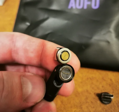 AUFU 240 Вт Магнитный адаптер OTG Type-c 9-контактный