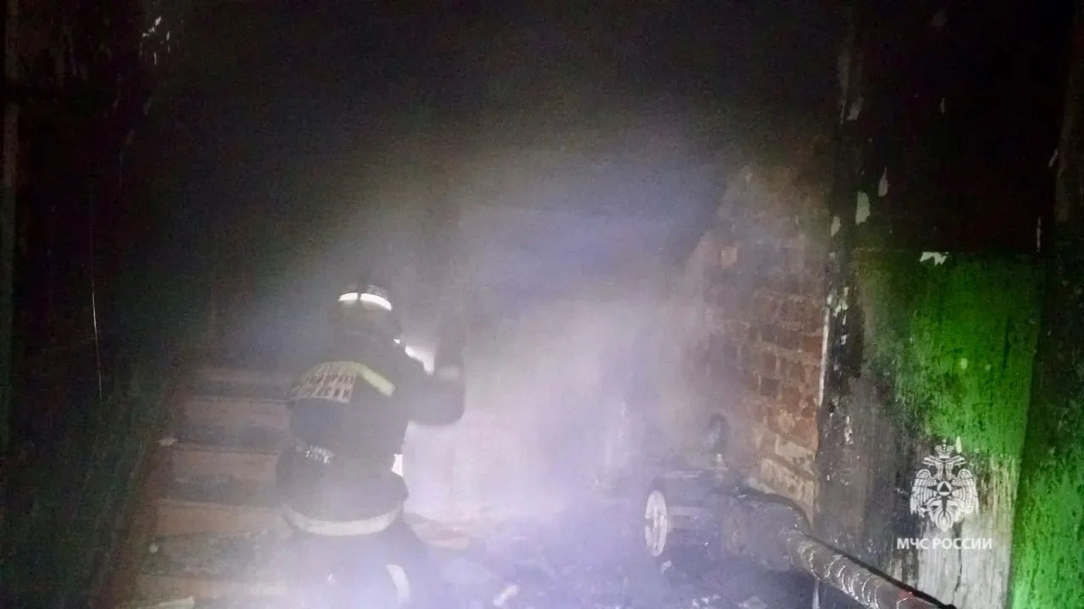    Пять человек спасли при пожаре в башкирском Благовещенске