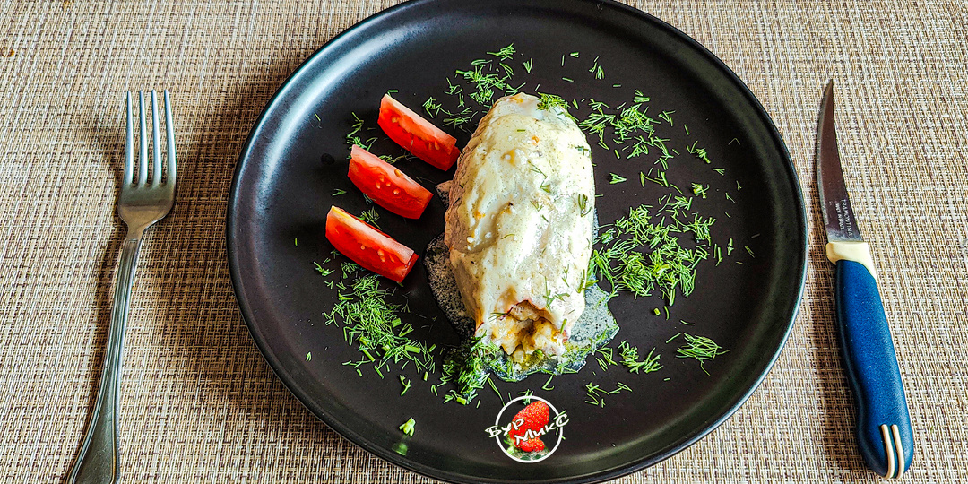 Рецепт Фаршированные кальмары в сливочном соусе