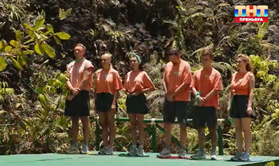 Кадр из шоу "Звезды в джунглях" 21.12.2025