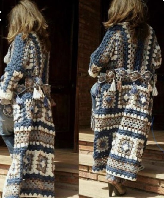 Хочу такое пальто. И нитки уже лежат... 