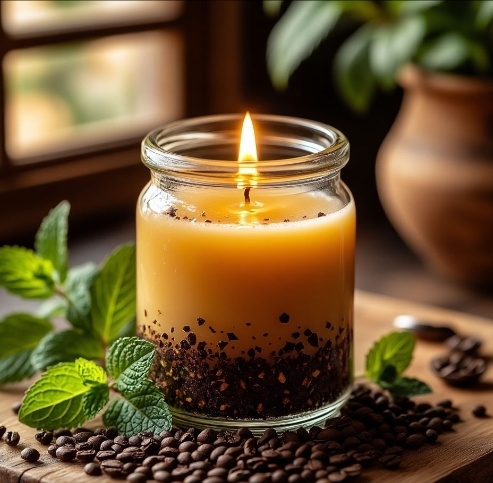 Свеча кофейная