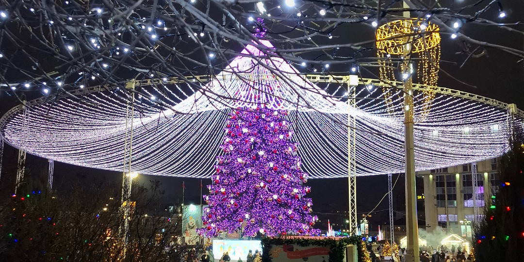 Как украсили Тулу к Новому году: три самые красивые локации и ёлка из книги рекордов России