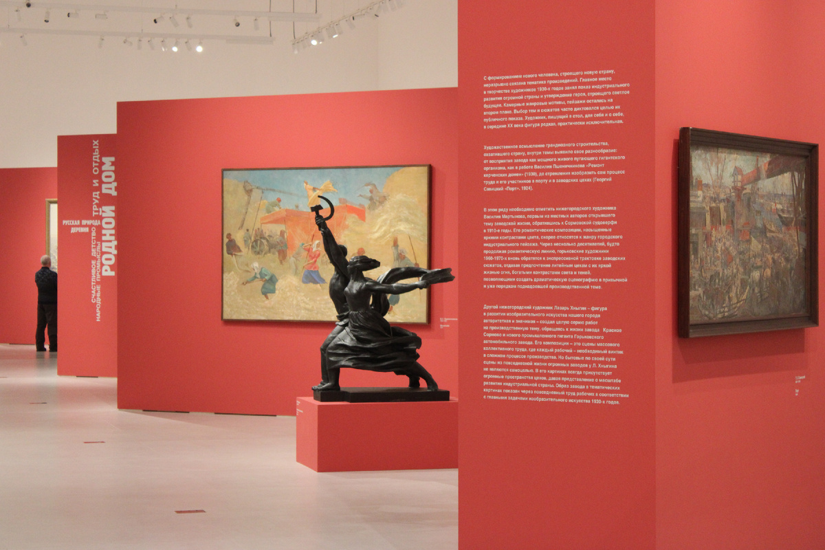 Что посмотреть на выставке «Герои и будни. Советское изобразительное искусство из собрания НГХМ». Фото автора канала