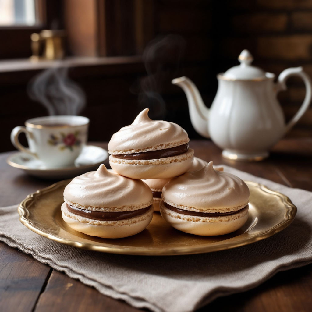 Шоколадные меренги с кремом Шантильи: пошаговый рецепт воздушного десерта для чаепития