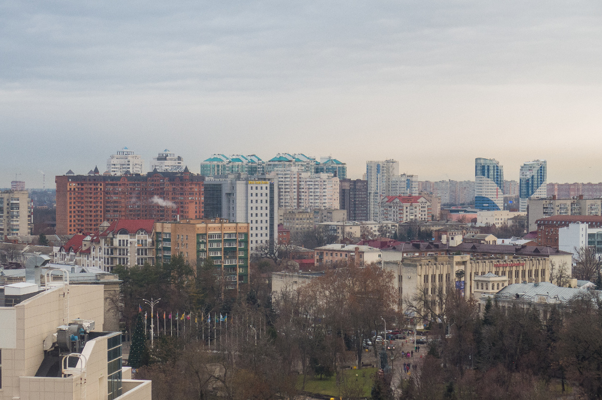 Краснодар зимой