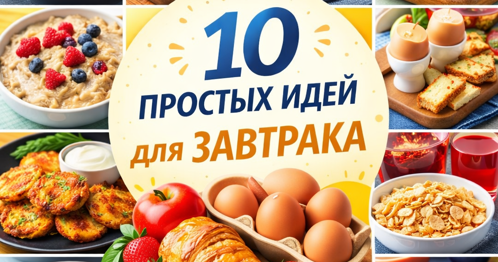 Что приготовить на завтрак быстро и вкусно: 10 простых идей завтраков на каждый день