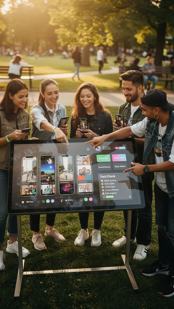    Контент-поток для сайта, соцсетей и видео-площадок "Kontenium"