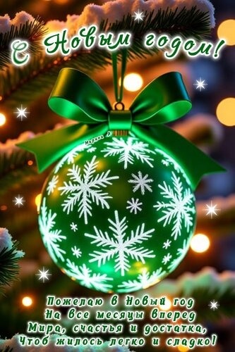 Поздравление с Новым 2026 годом