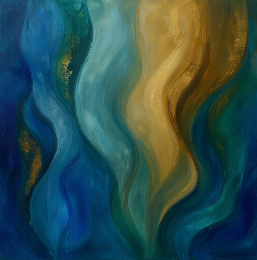 Абстрактная картина, символизирующая уважение.