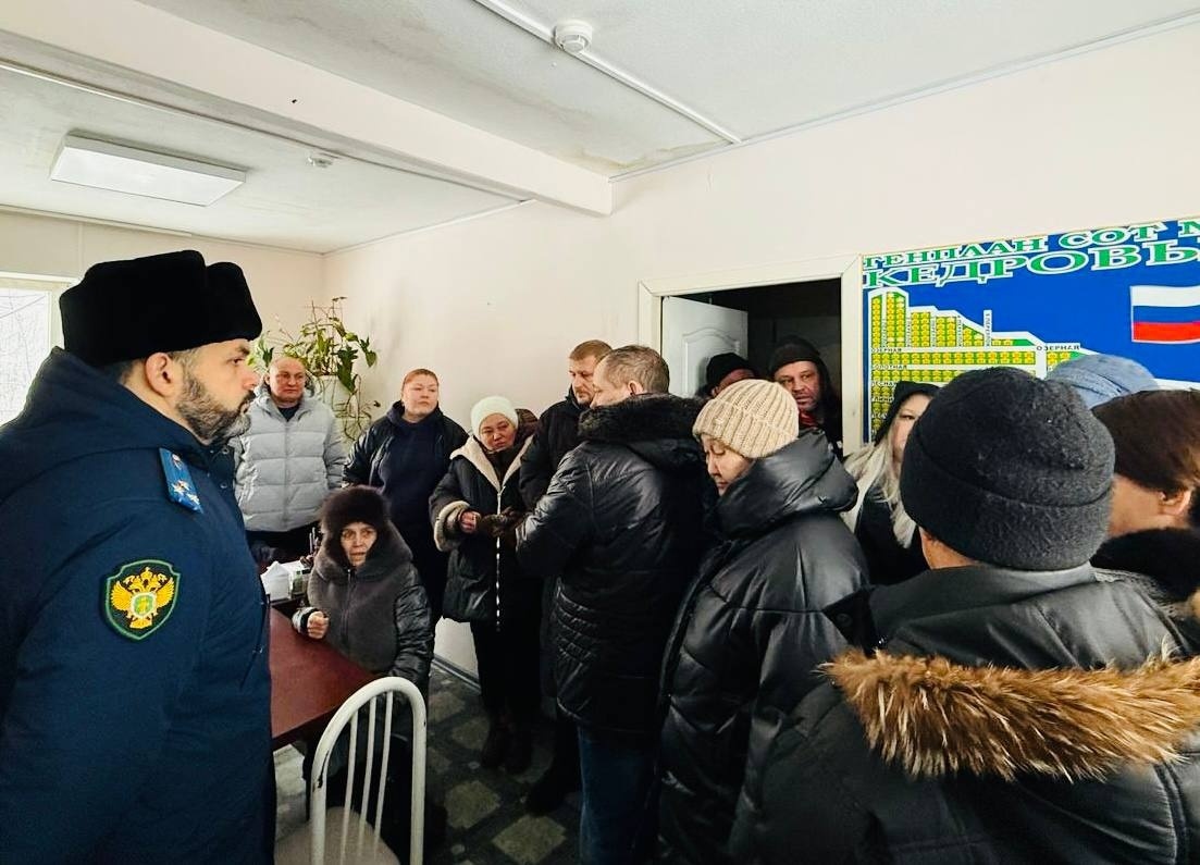    Прокурор Сургута выезжал в оставшийся без электроснабжения СОТ «Кедровый»