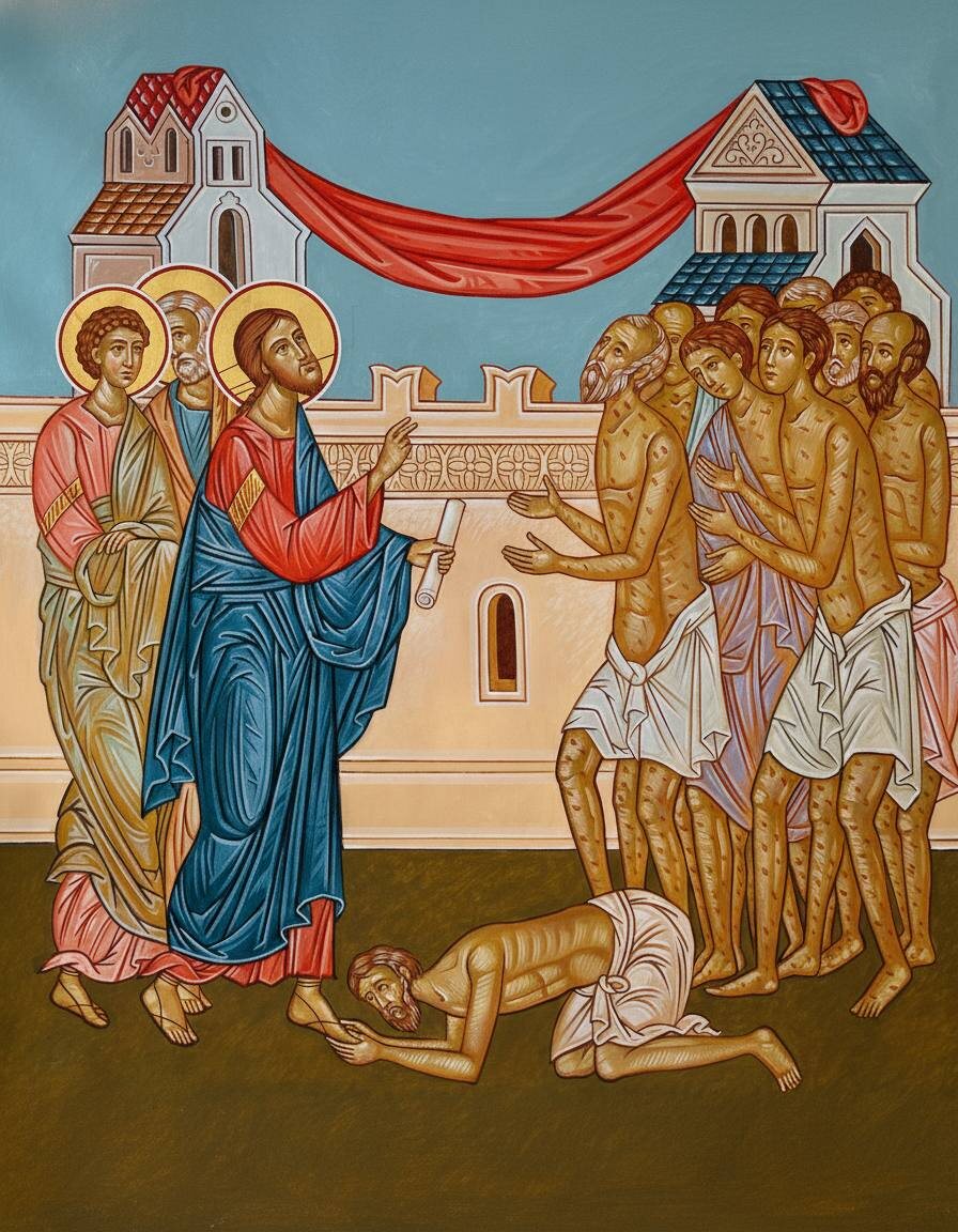 Господь и прокаженные.