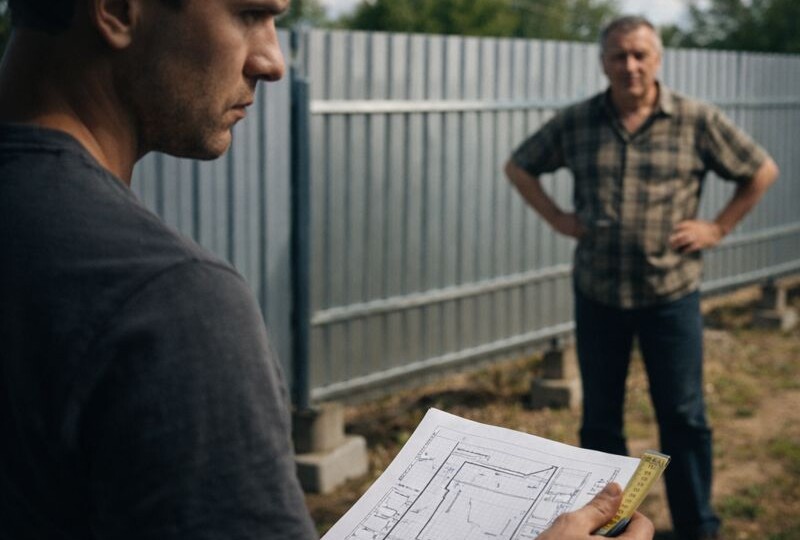 Сосед поставил забор на моём участке, а через год попросил выкупить