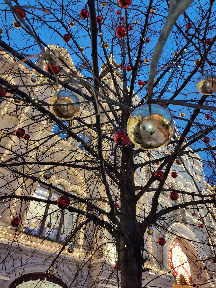 Новогодний ГУМ (фото автора) 