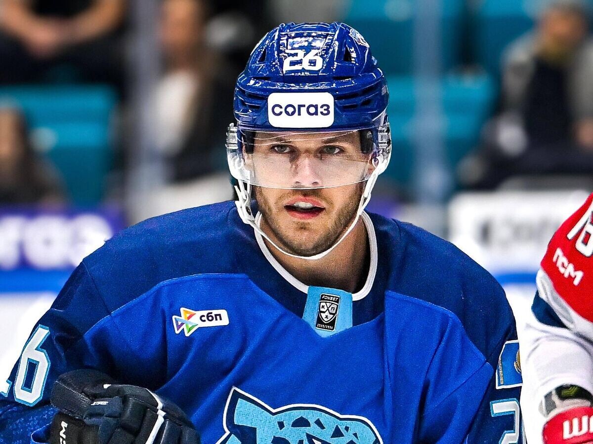    Канадский хоккеист "Барыса" Тайлер Уотерспун | © Фото : Соцсети "Барыса"